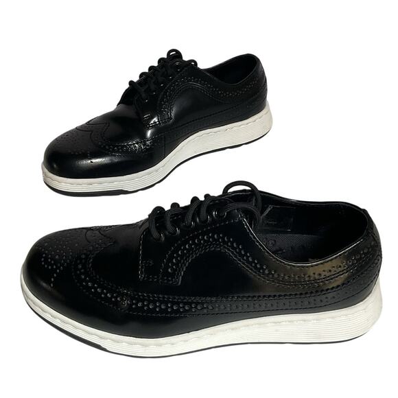 Dr. Martens  Gabe SoftWair Black Leather Brogue Oxford Men’s Sz 7 / EU 39 - Picture 5 of 13